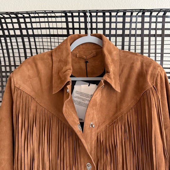 Stand studio estee fringe suede jacket - Picture 5 of 11
